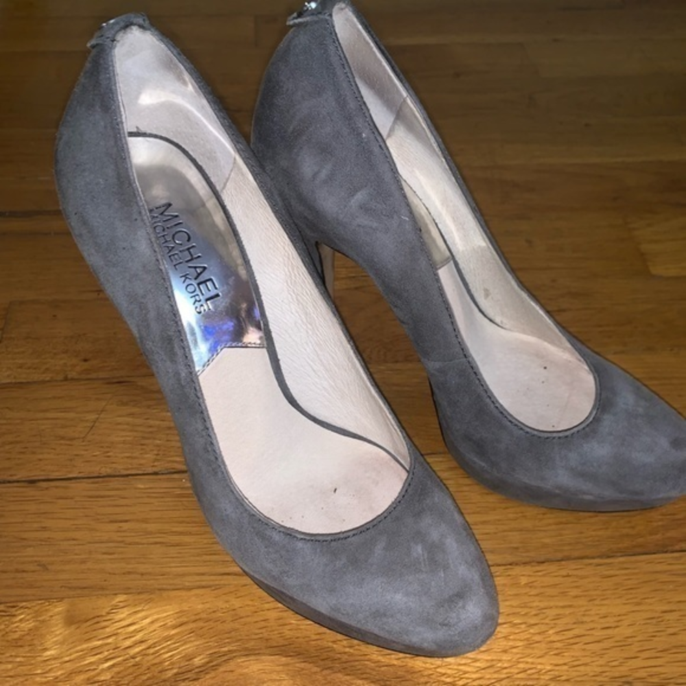 Michael - Michael Kors shoes suede grey‎